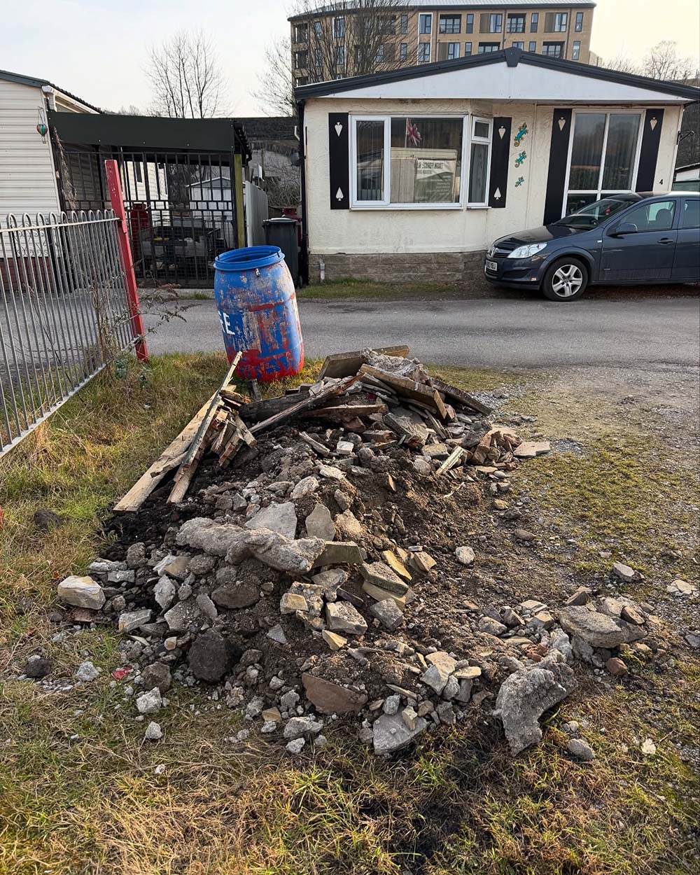 Building waste needing cleared in West Yorkshire